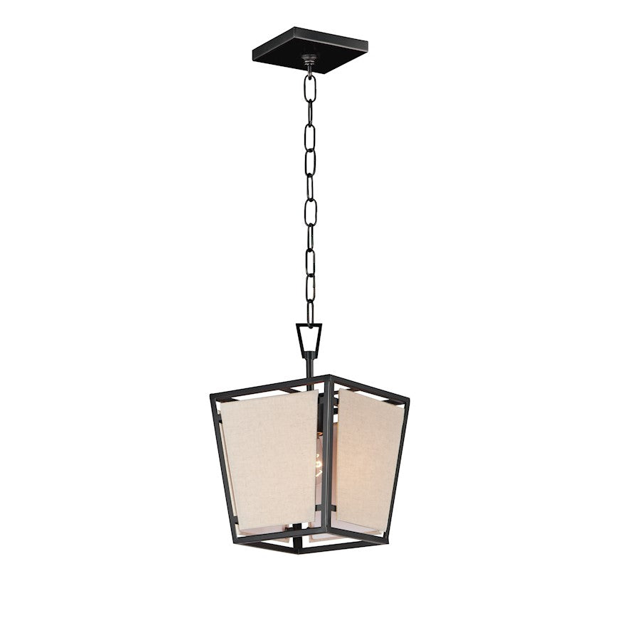 Maxim Lighting Montauk 1-Light Pendant, Black - 20261CVBK