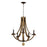 Maxim Lighting Basque 5 Light Chandelier, Driftwood/Anthracite - 20345DWAR