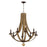 Maxim Lighting Basque 8 Light Chandelier, Driftwood/Anthracite - 20348DWAR