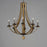 Maxim Lighting Basque Chandelier, Driftwood/Anthracite