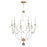 Maxim Lighting Formosa 6 Light Chandelier, Ecru/Venetian Gold - 20486ECVG