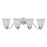 Maxim Lighting Basix 4-Light Bath Vanity, Satin Nickel/Frosted - 2123FTSN