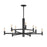 Maxim Lighting Emana 9 Light Chandelier, Black - 21369BK