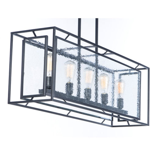Maxim Lighting Era 5 Light Chandelier, Black/Seedy