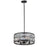 Maxim Lighting Madeline 4-Light Pendant, Black/Beveled Crystal - 21815BCBK