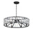 Maxim Lighting Odeon 6 Light Chandelier, Black/Beveled Crystal - 21866BCBK