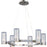 Maxim Lighting Silo 6-Light LED Chandelier, Chrome/Clear/Frost - 23077CLFTPC-BUL