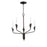 Maxim Lighting Calyx 5-Light Chandelier, Black - 24345BK