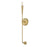 Maxim Lighting Vela 1 Light Wall Sconce, Satin Brass - 24811SBR