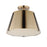 Maxim Lighting Carlo 1 Light Semi-Flush Mount, Bronze/Leather/Brass - 25170DBZHR