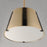 Maxim Lighting Carlo 1 Light Single Pendant, Bronze/Leather/Brass