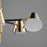 Maxim Lighting Carlo Chandelier, Dark Bronze/Leather/Brass