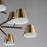 Maxim Lighting Carlo Chandelier, Dark Bronze/Leather/Brass