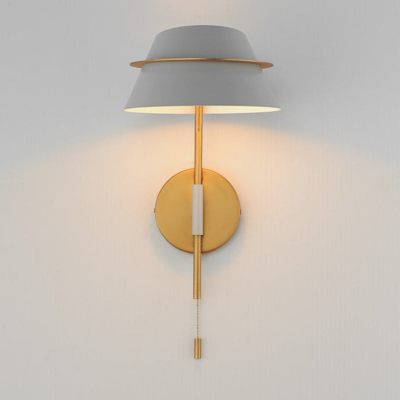 Maxim Lighting Lucas 1Lt Wall Sconce/Switch, Brass