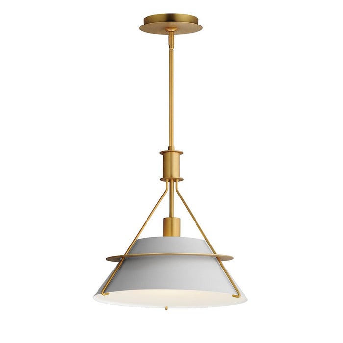 Maxim Lighting Lucas 1 Light Pendant, Natural Aged Brass - 25221LFGNAB