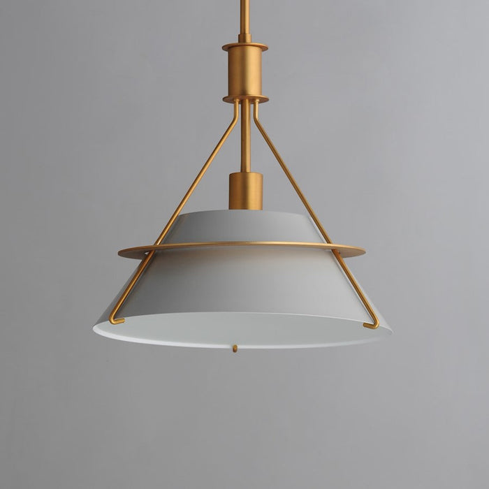 Maxim Lighting Lucas 1 Light Pendant, Natural Aged Brass