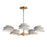 Maxim Lighting Lucas 5 Light Chandelier, Natural Aged Brass - 25225LFGNAB