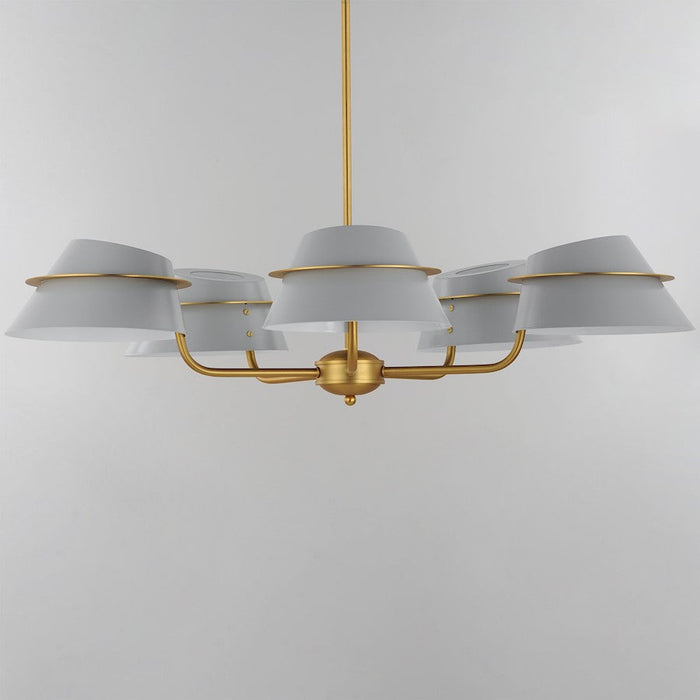 Maxim Lighting Lucas Chandelier, Natural Aged Brass