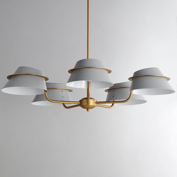 Maxim Lighting Lucas Chandelier, Natural Aged Brass