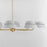 Maxim Lighting Lucas Chandelier, Natural Aged Brass