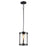 Maxim Lighting Sentinel 1-Light Mini Pendant, Black/Clear - 25252CLBK