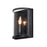 Maxim Lighting Sentinel 1-Light Wall Sconce, Black/Clear - 25259CLBK