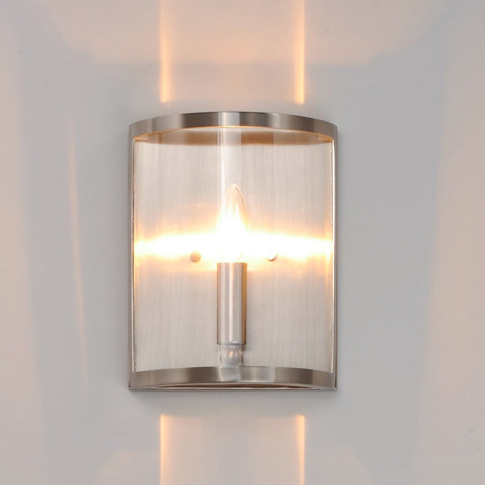 Maxim Lighting Sentinel 1-Light Wall Sconce, Clear