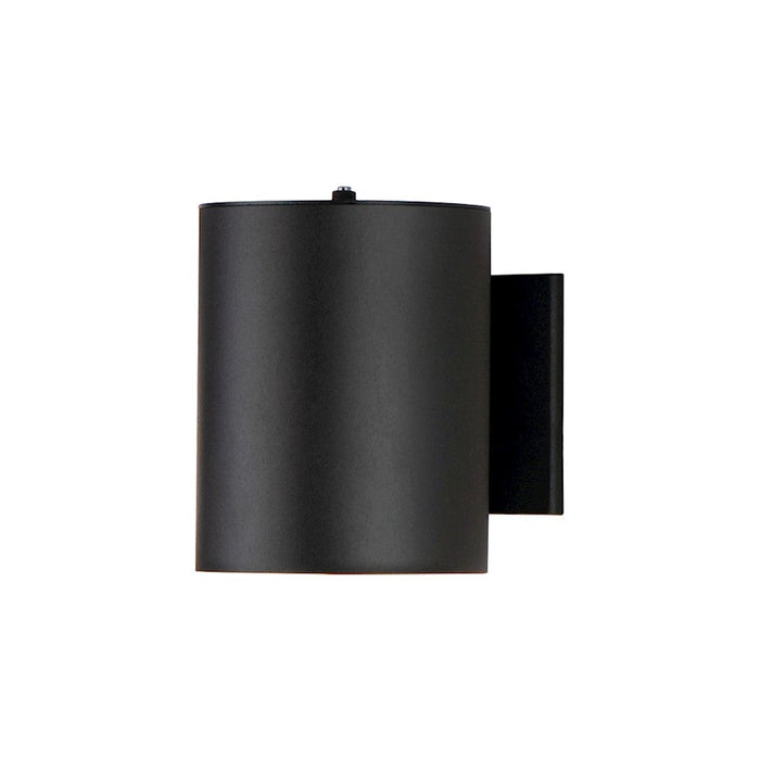 Maxim Lighting Outpost 1-Light 7.25" OD Sconce w/ Photocell, Black - 26101BK-PHC