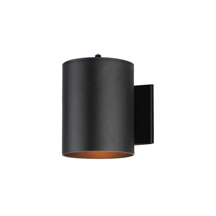 Maxim Lighting Outpost 1-Light 7.25" Outdoor Sconce/PHC, Black - 26106BK-PHC