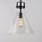 Maxim Lighting Seafarer 1Lt 14" Pendant/Bulb, Bronze/Seedy - 26119CDOI-BUL