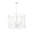 Maxim Lighting Trellis 4-Light Chandelier in Weathered White - 27594WWT