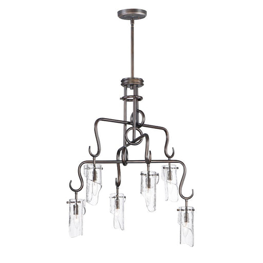 Maxim Lighting Citadel 6-Light Chandelier in Chestnut Bronze - 27606CLCHB