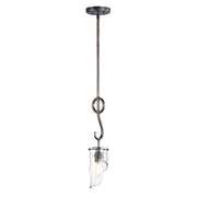 Maxim Lighting Citadel 1-Light Mini Pendant in Chestnut Bronze - 27609CLCHB