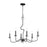 Maxim Lighting Padrona 6 Light Chandelier, Black Oxide - 27706BO