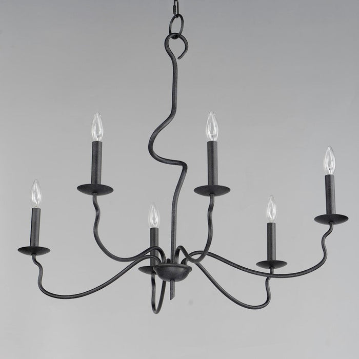 Maxim Lighting Padrona Chandelier, Black Oxide