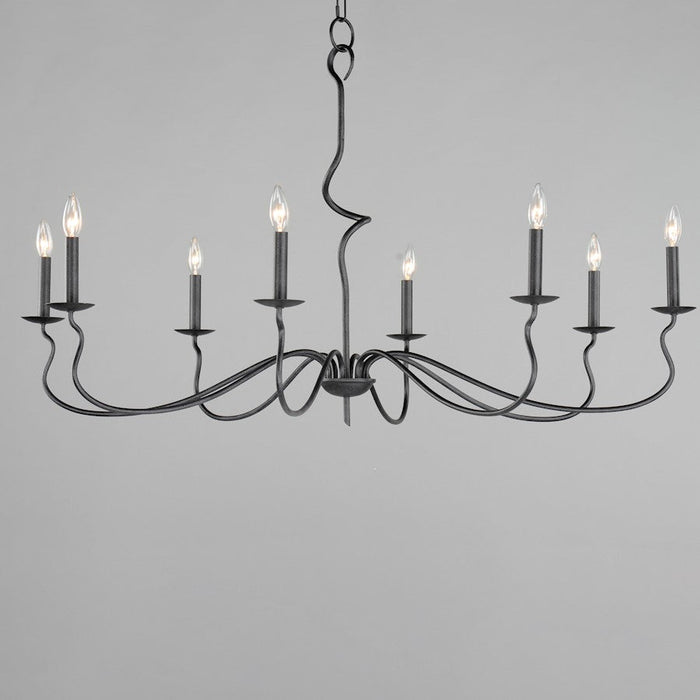 Maxim Lighting Padrona Chandelier, Black Oxide