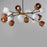 Maxim Lighting Akimbo 16Lt Multi-Light Pendant, Bronze/Brass