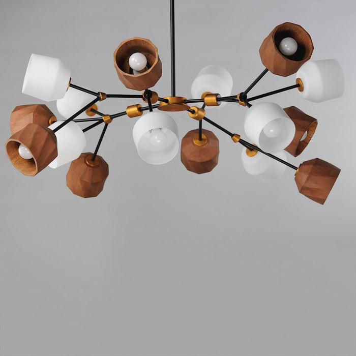 Maxim Lighting Akimbo 16Lt Multi-Light Pendant, Bronze/Brass