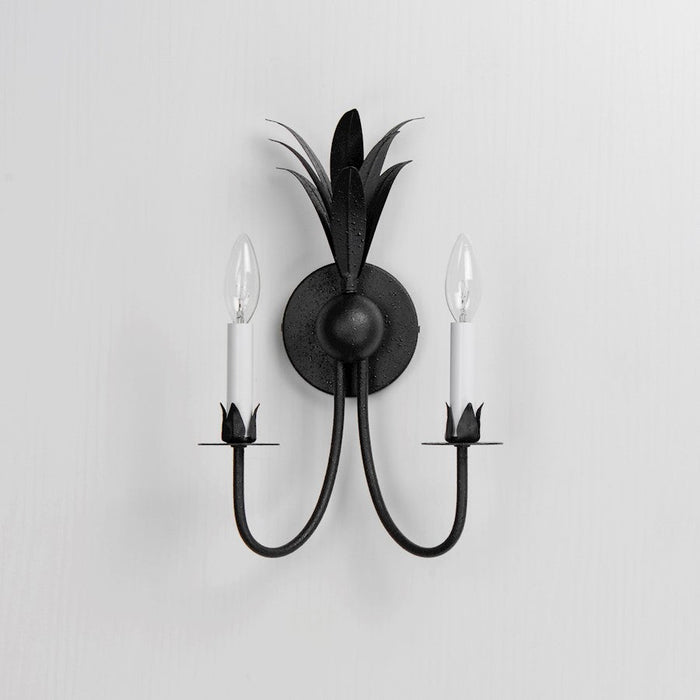 Maxim Lighting Paloma 2 Light Wall Sconce, Anthracite