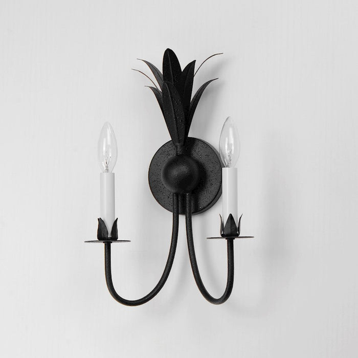 Maxim Lighting Paloma 2 Light Wall Sconce, Anthracite