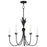 Maxim Lighting Paloma 5 Light Chandelier, Anthracite - 2885AR