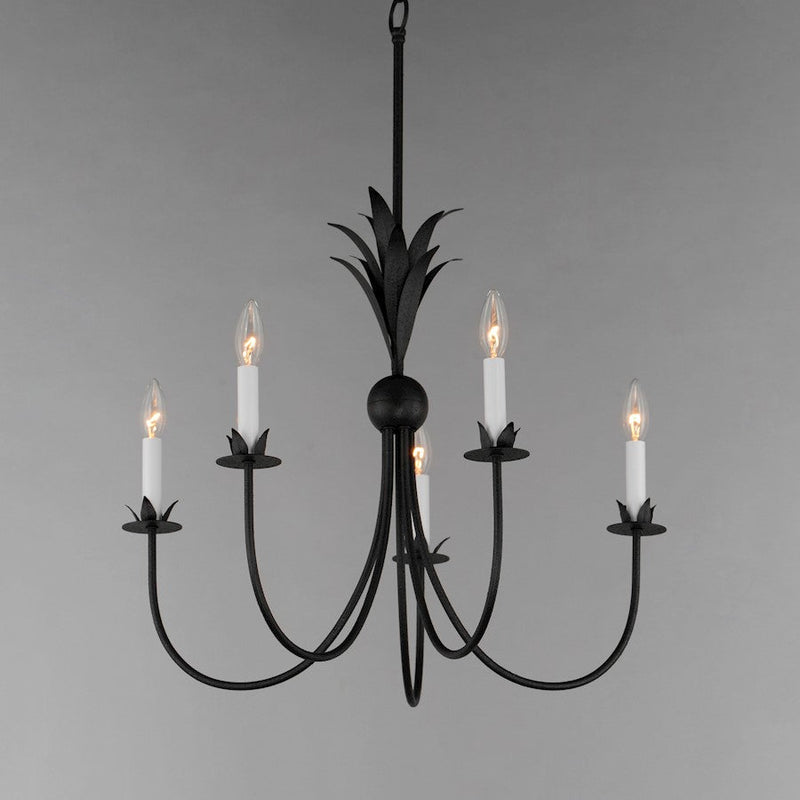 Maxim Lighting Paloma 5 Light Chandelier, Anthracite