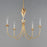 Maxim Lighting Paloma 5 Light Chandelier, Gold Leaf