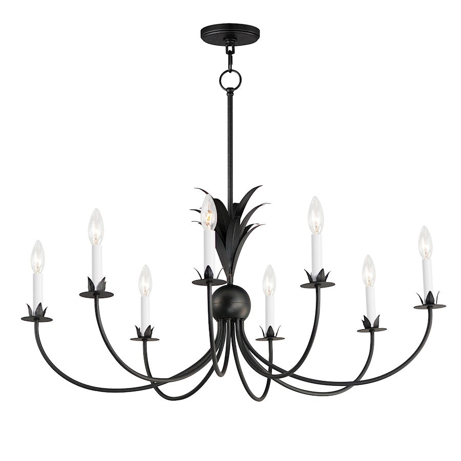 Maxim Lighting Paloma 8 Light Chandelier, Anthracite - 2888AR