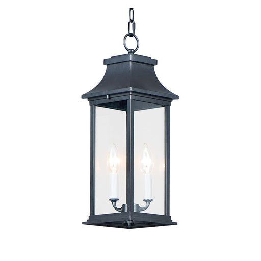 Maxim Lighting Vicksburg 2-Light Outdoor Hanging Lantern in Black - 30029CLBK