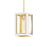 Maxim Lighting Neoclass 1 Light Outdoor Pendant, White/Gold/Clear - 30051CLWTGLD