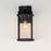 Maxim Lighting Belfry Outdoor Wall Mount, Black/Clear