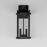 Maxim Lighting Belfry Outdoor Wall Mount, Black/Clear