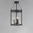 Maxim Lighting Belfry 3 Light Outdoor Pendant, Black/Clear