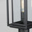 Maxim Lighting Cabana 1 Light Outdoor Post Mount, Black/Seedy